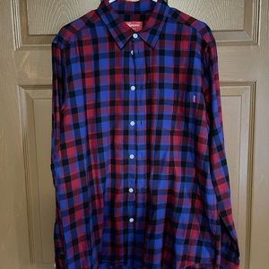 Supreme Flannel Button down shirt